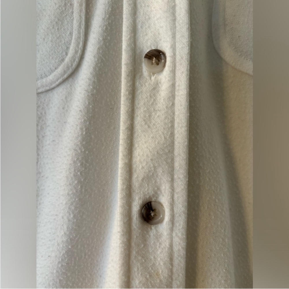 Faherty Legend Sweater Button Down Shirt in Oatmeal Size S - Picture 10 of 11